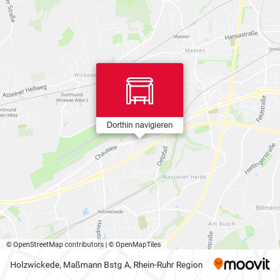 Holzwickede, Maßmann Bstg A Karte