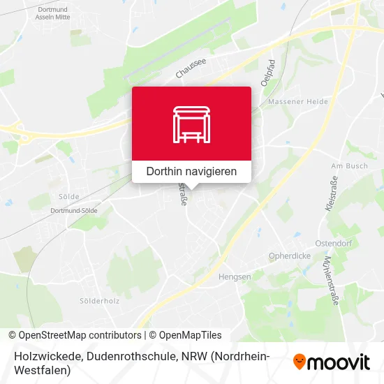 Holzwickede, Dudenrothschule Karte