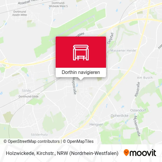 Holzwickede, Kirchstr. Karte