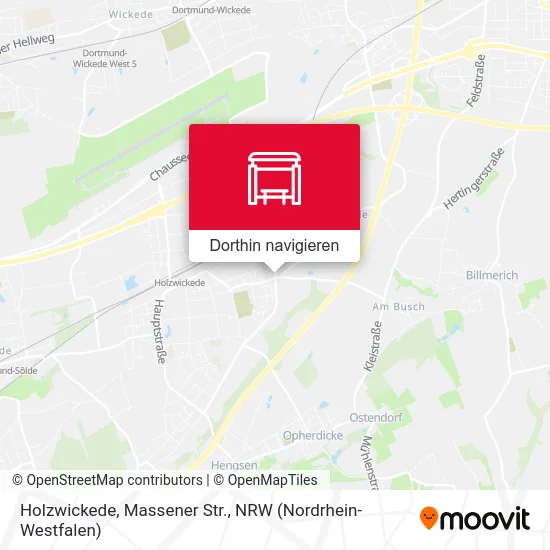 Holzwickede, Massener Str. Karte