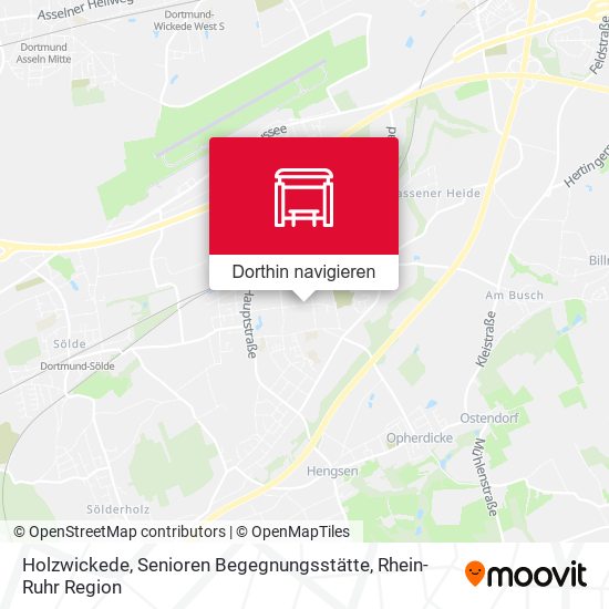 Holzwickede, Senioren Begegnungsstätte Karte