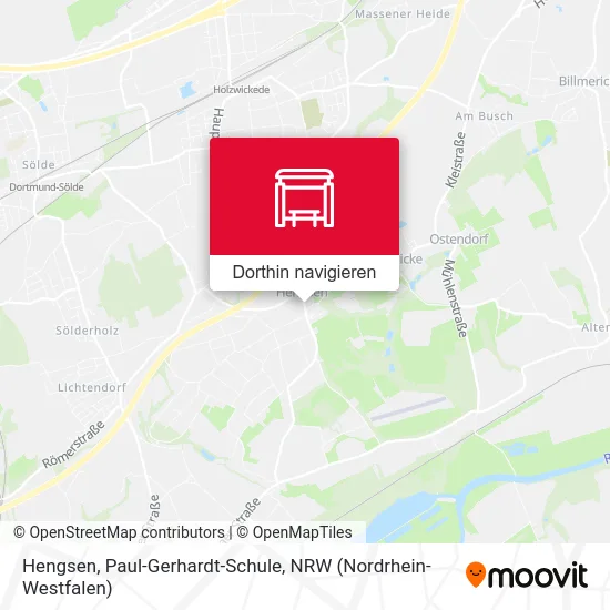 Hengsen, Paul-Gerhardt-Schule Karte