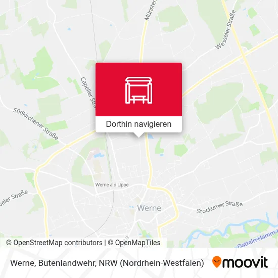 Werne, Butenlandwehr Karte