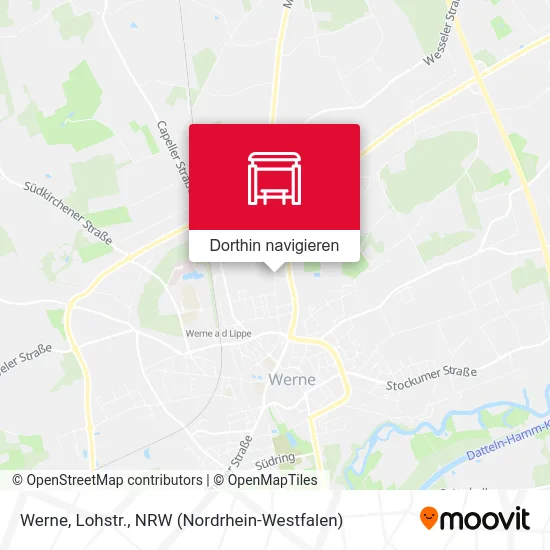 Werne, Lohstr. Karte