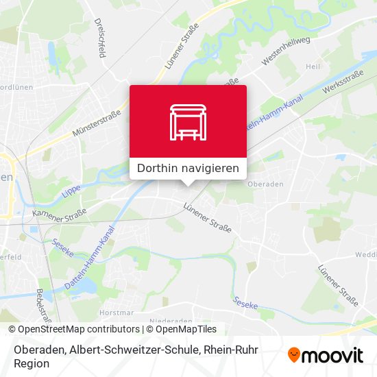 Oberaden, Albert-Schweitzer-Schule Karte