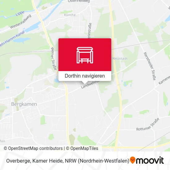 Overberge, Kamer Heide Karte