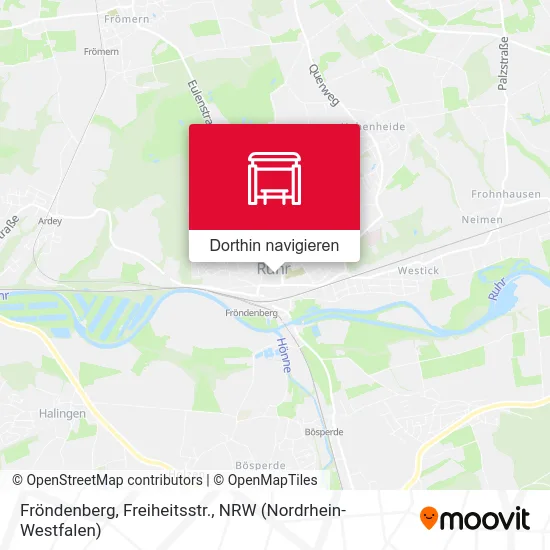 Fröndenberg, Freiheitsstr. Karte