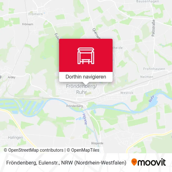 Fröndenberg, Eulenstr. Karte