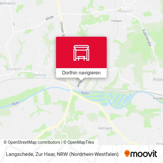 Langschede, Zur Haar Karte