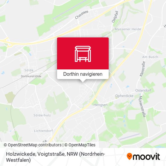 Holzwickede, Voigtstraße Karte