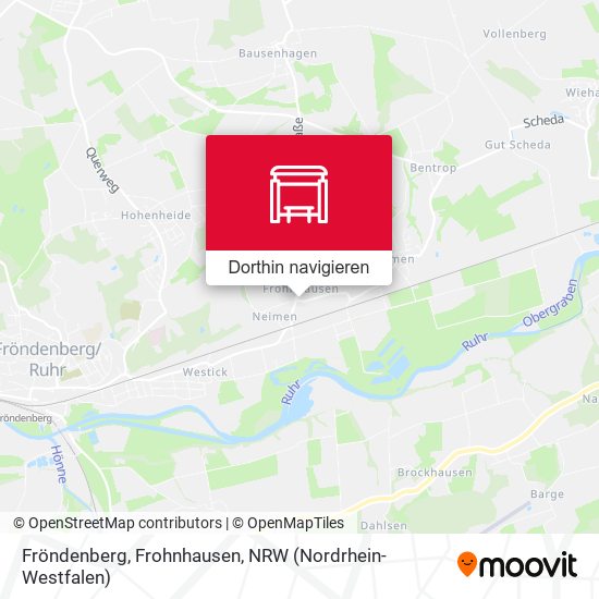 Fröndenberg, Frohnhausen Karte