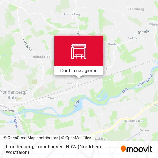 Fröndenberg, Frohnhausen Karte