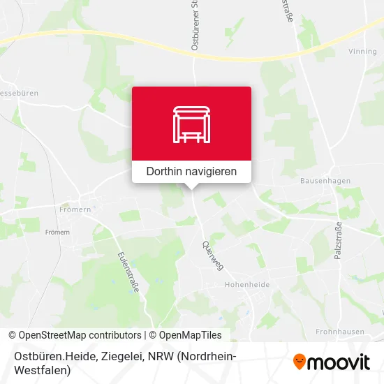 Ostbüren.Heide, Ziegelei Karte