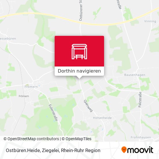 Ostbüren.Heide, Ziegelei Karte