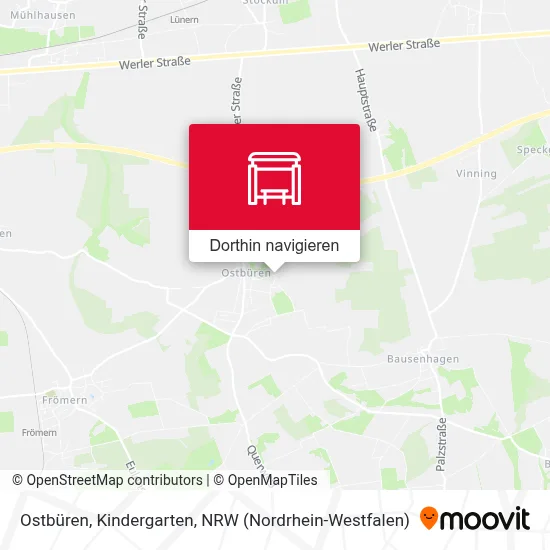 Ostbüren, Kindergarten Karte