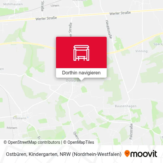 Ostbüren, Kindergarten Karte