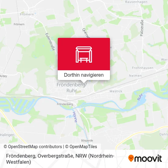 Fröndenberg, Overbergstraße Karte