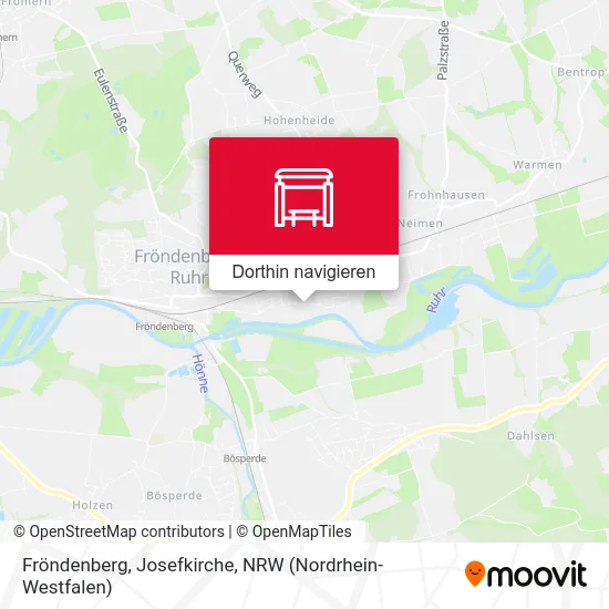 Fröndenberg, Josefkirche Karte