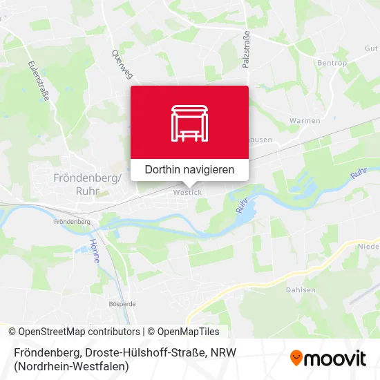 Fröndenberg, Droste-Hülshoff-Straße Karte