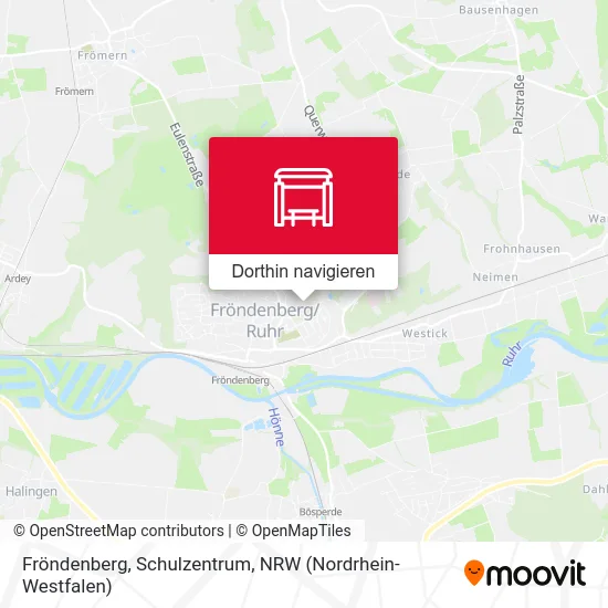 Fröndenberg, Schulzentrum Karte