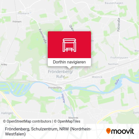 Fröndenberg, Schulzentrum Karte
