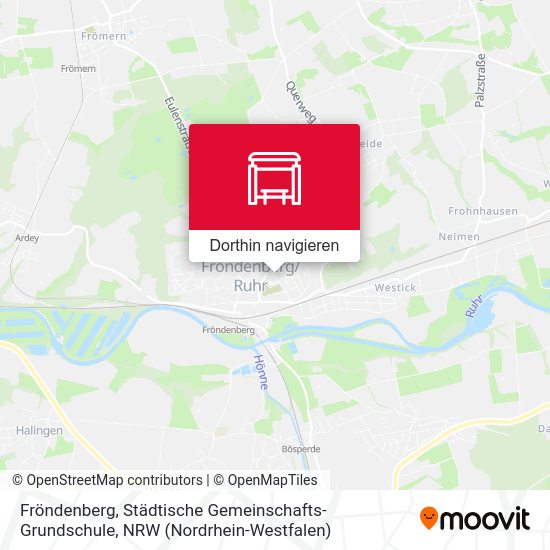 Fröndenberg, Städtische Gemeinschafts-Grundschule Karte