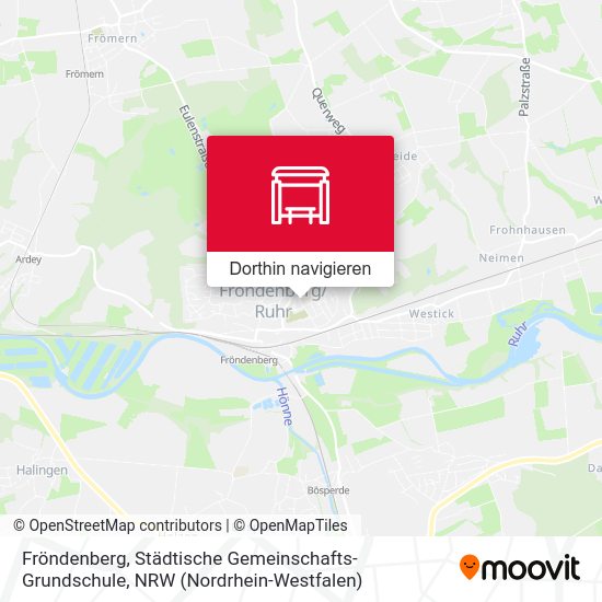 Fröndenberg, Städtische Gemeinschafts-Grundschule Karte