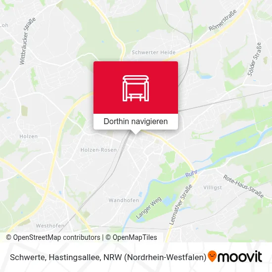 Schwerte, Hastingsallee Karte