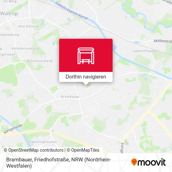 Brambauer, Friedhofstraße Karte