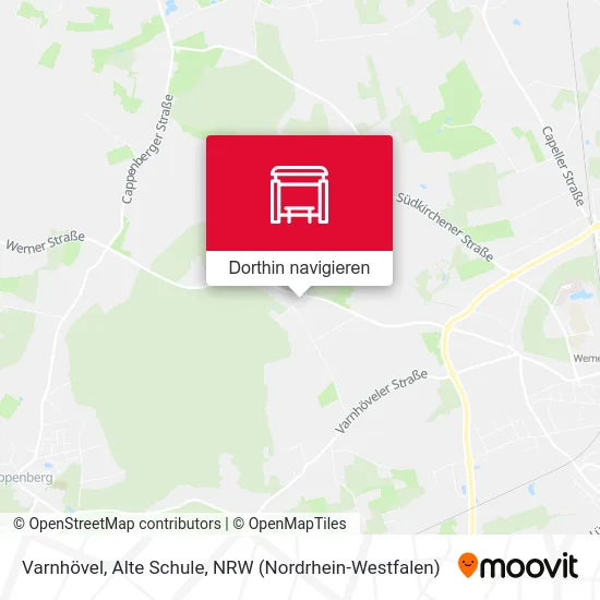 Varnhövel, Alte Schule Karte