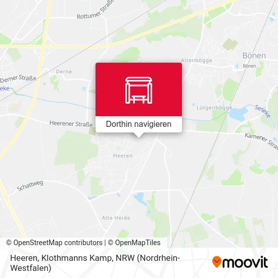 Heeren, Klothmanns Kamp Karte