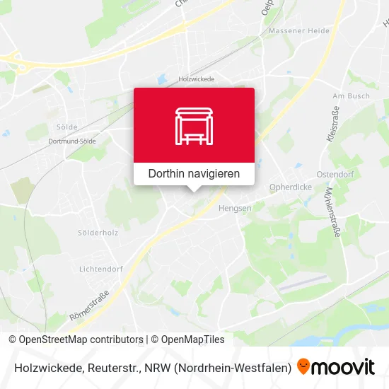 Holzwickede, Reuterstr. Karte