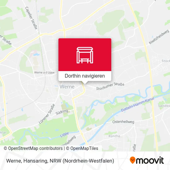 Werne, Hansaring Karte