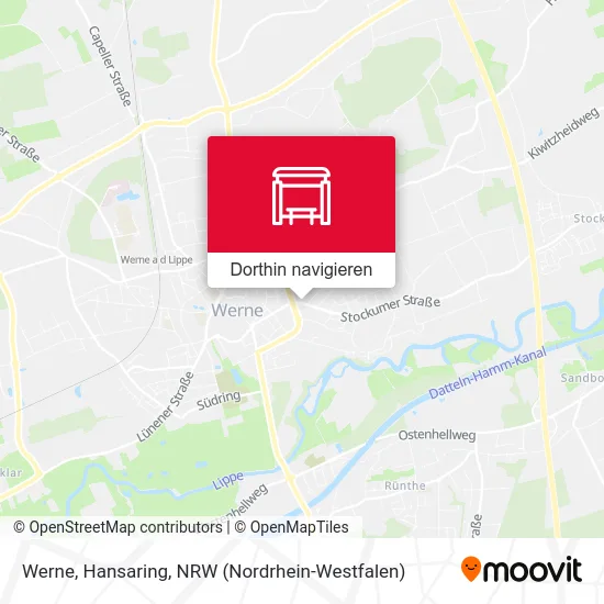 Werne, Hansaring Karte