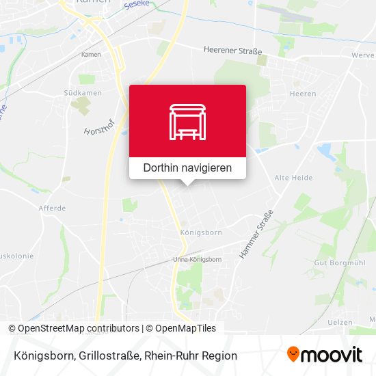 Königsborn, Grillostraße Karte