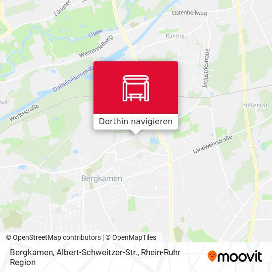 Bergkamen, Albert-Schweitzer-Str. Karte
