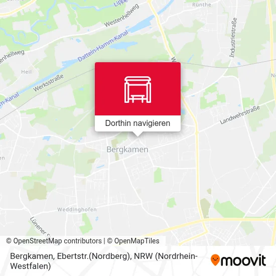 Bergkamen, Ebertstr.(Nordberg) Karte
