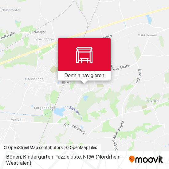 Bönen, Kindergarten Puzzlekiste Karte