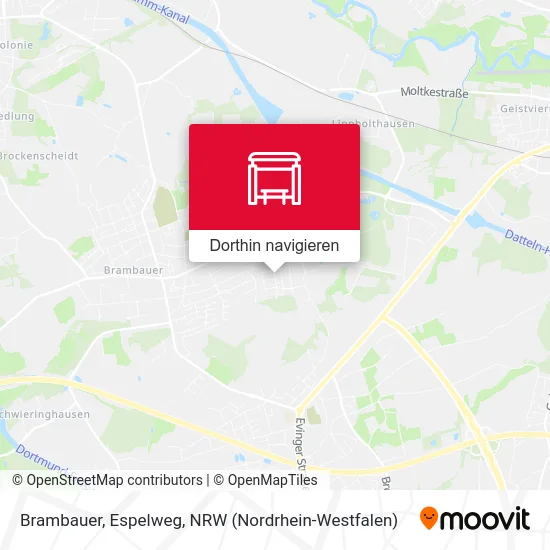 Brambauer, Espelweg Karte