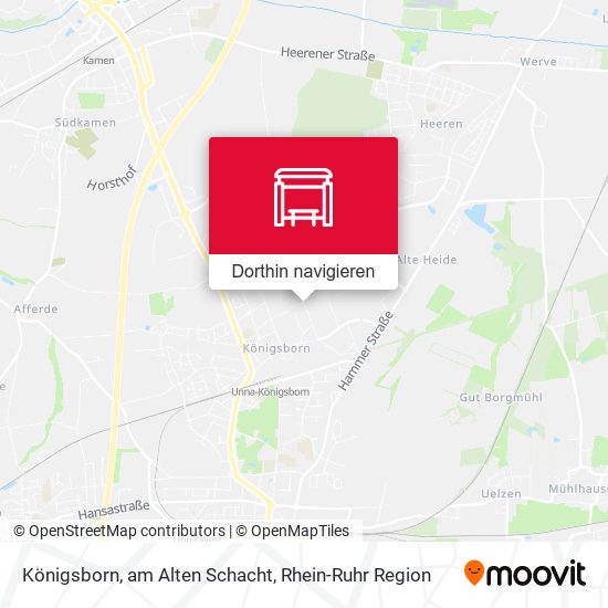 Königsborn, am Alten Schacht Karte