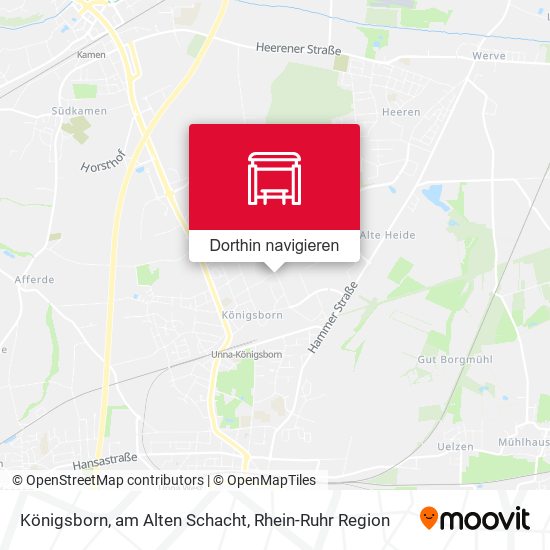 Königsborn, am Alten Schacht Karte