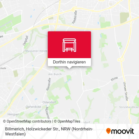 Billmerich, Holzwickeder Str. Karte