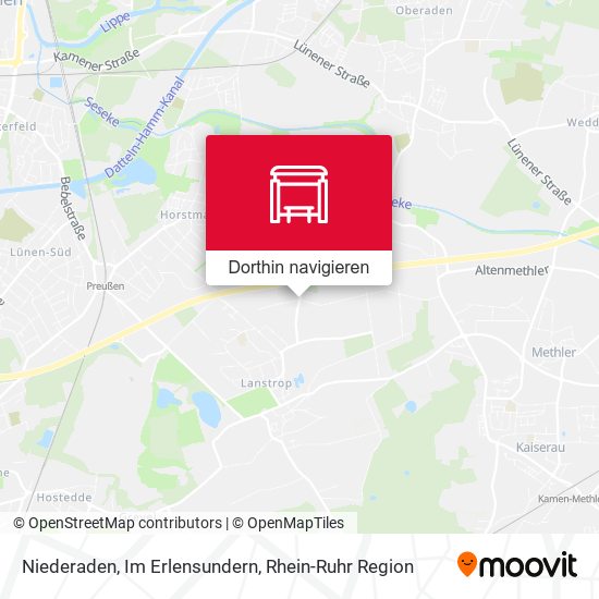 Niederaden, Im Erlensundern Karte