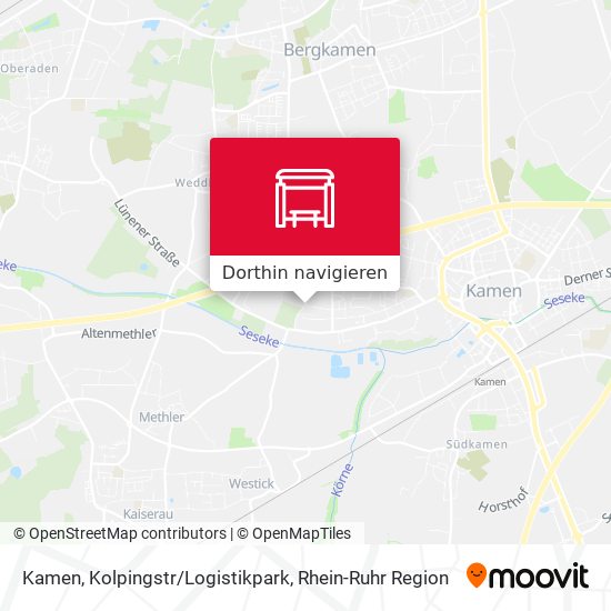 Kamen, Kolpingstr/Logistikpark Karte