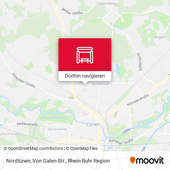 Nordlünen, Von Galen-Str. Karte
