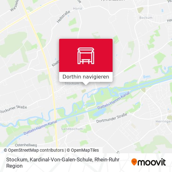 Stockum, Kardinal-Von-Galen-Schule Karte