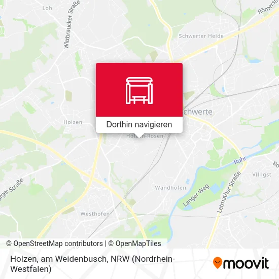 Holzen, am Weidenbusch Karte