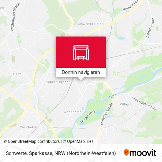 Schwerte, Sparkasse Karte