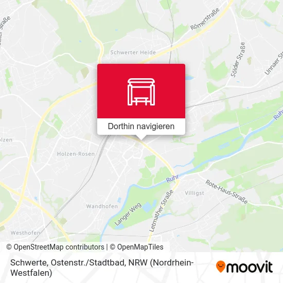 Schwerte, Ostenstr./Stadtbad Karte