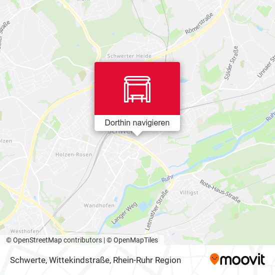 Schwerte, Wittekindstraße Karte